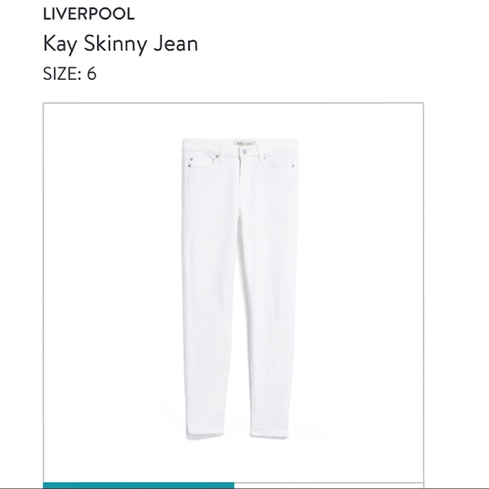 Liverpool white skinny jeans